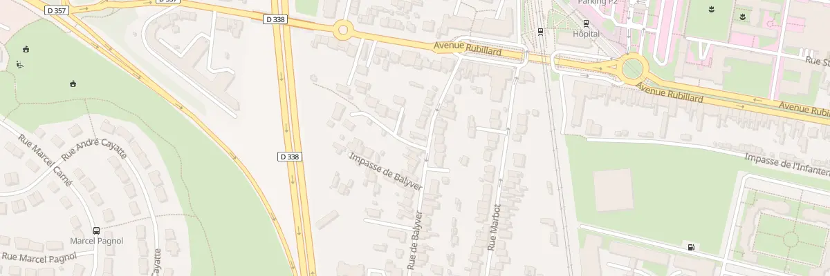 Plan du 24 Rue de Balyver au Mans