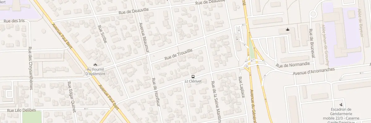 Plan du 28 Rue de Trouville au Havre