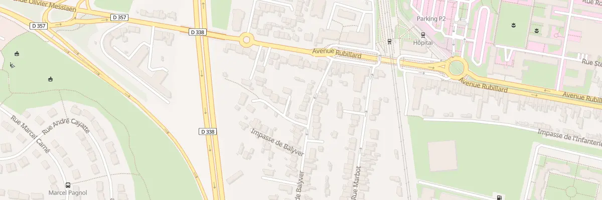 Plan du 16 Rue de Balyver au Mans