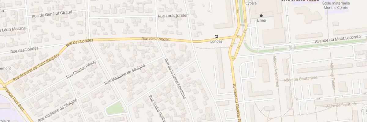 Plan du 23 Rue de Montgeon au Havre