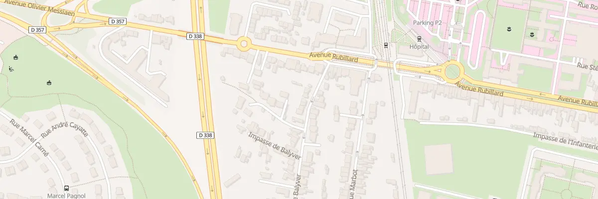 Plan du 14 Rue de Balyver au Mans