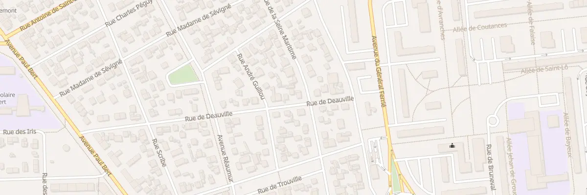Plan du 47 Rue de Deauville au Havre
