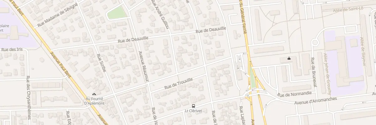 Plan du 33 Rue de Trouville au Havre