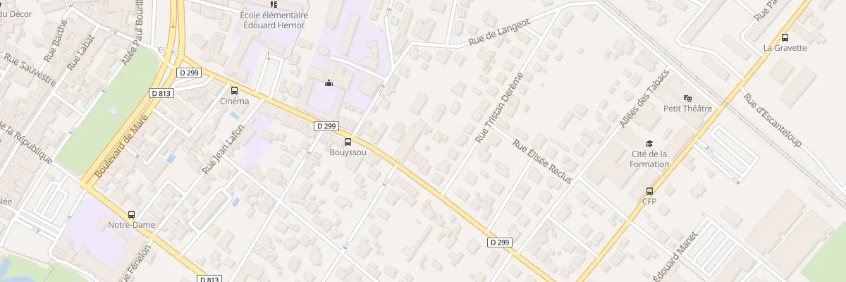 Plan du 26 Av du Maréchal Joffre à Marmande