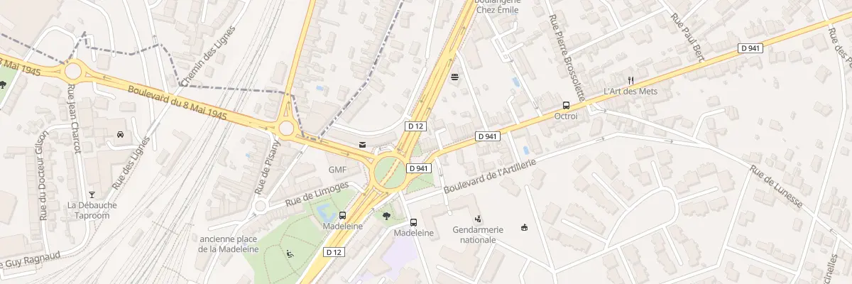 Plan du 126 Rue de Limoges à Angoulême