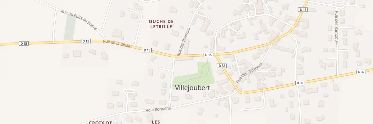 Plan du 5040 Le Bourg à Villejoubert