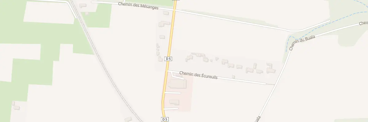 Plan du 1 Che des Ecureuils à Lansac