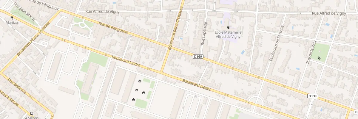 Plan du 235 Rue de Perigueux à Angoulême