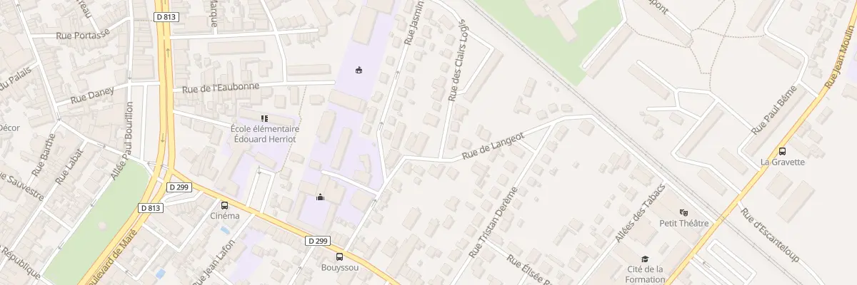 Plan du 7 Rue de Langeot à Marmande