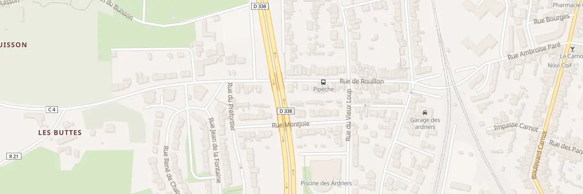 Plan du 55 Rue de Rouillon au Mans