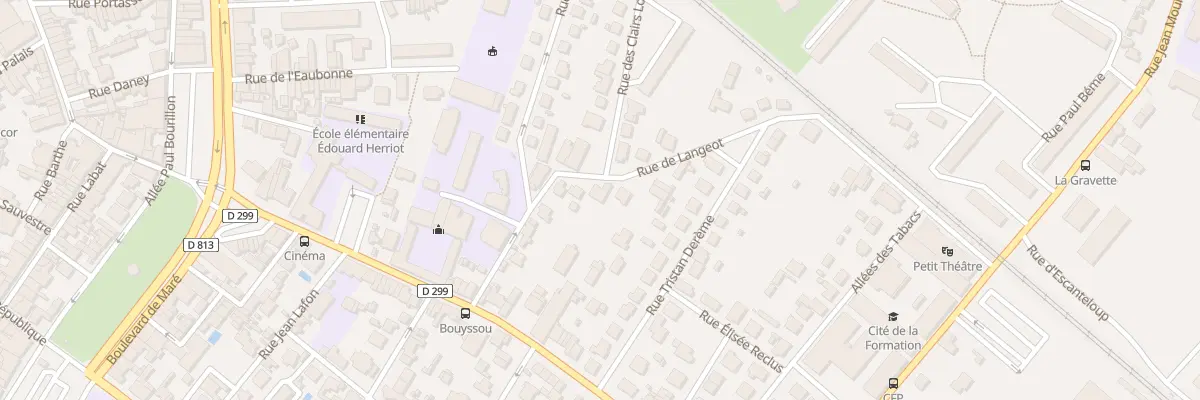 Plan du 16 Rue de Langeot à Marmande
