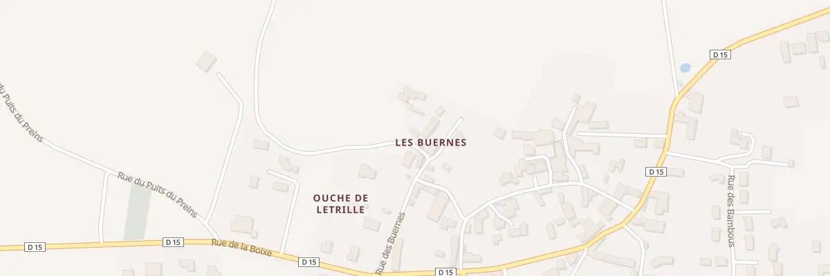 Plan du 5054 Les Buernes à Villejoubert
