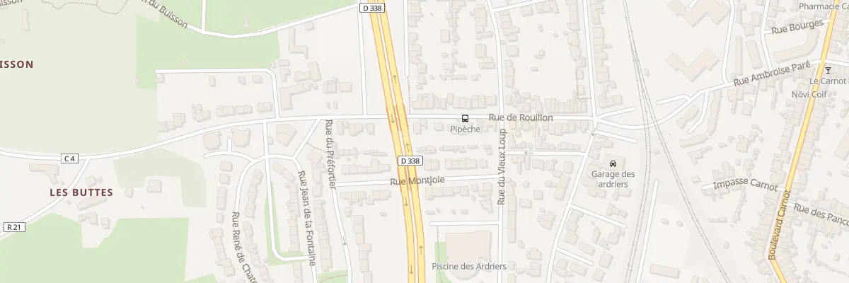 Plan du 53 Rue de Rouillon au Mans