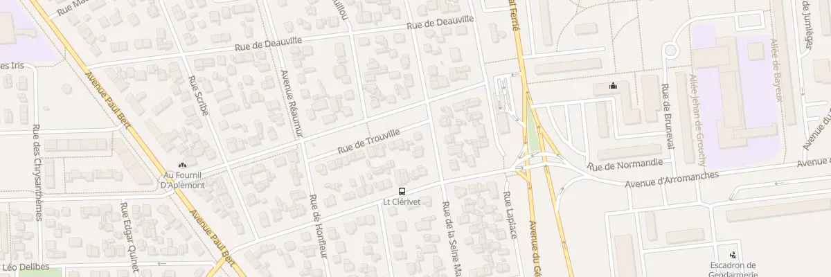 Plan du 34 Rue de Trouville au Havre