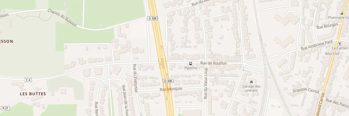 Plan du 52 Rue de Rouillon au Mans