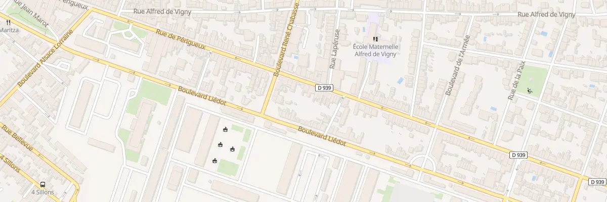 Plan du 241 Rue de Perigueux à Angoulême