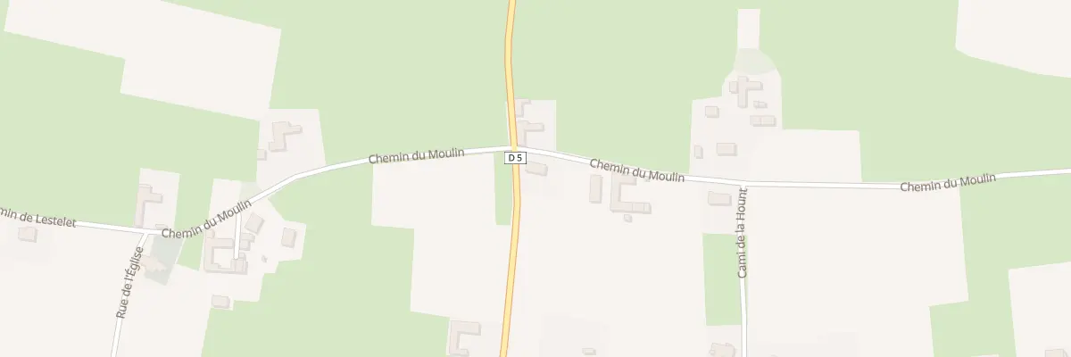 Plan du 12 Che du Moulin à Laslades