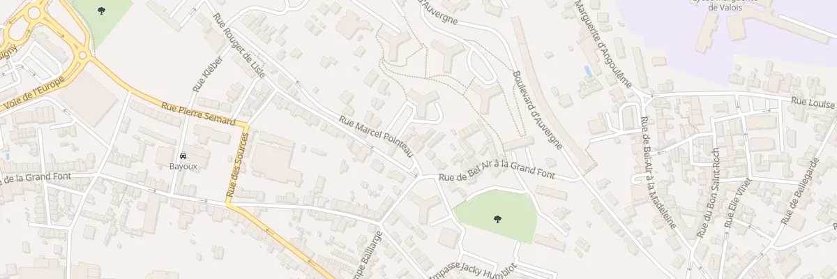Plan du 35 Rue Marcel Pointeau à Angoulême