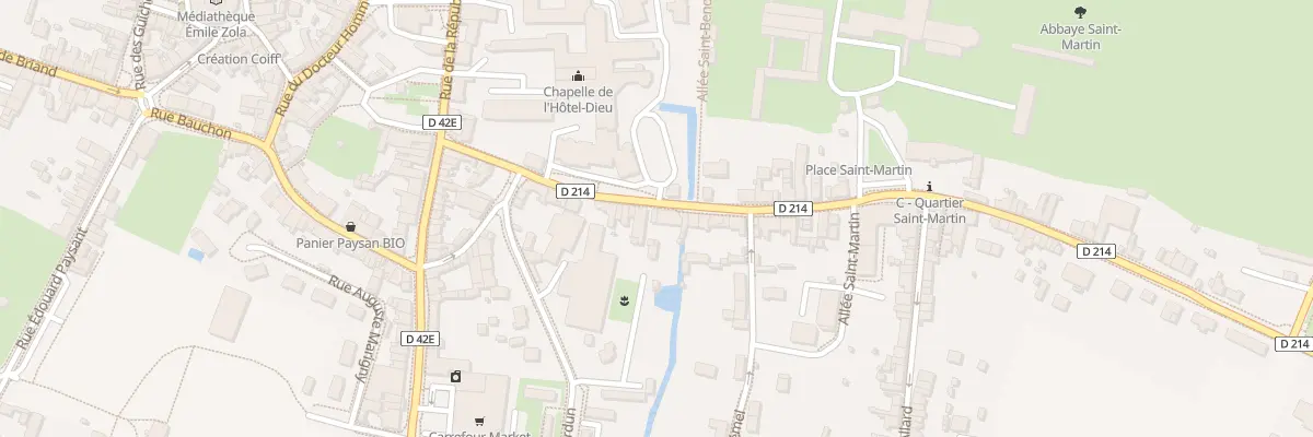 Plan du 24 Rue Saint-Martin à Sées