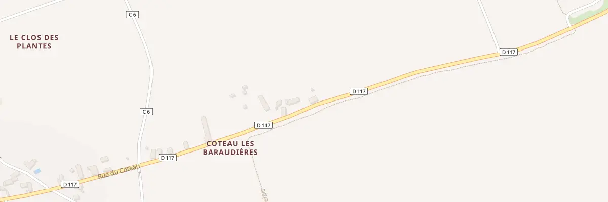 Plan du 1 Coteau des Baraudieres à Seuilly