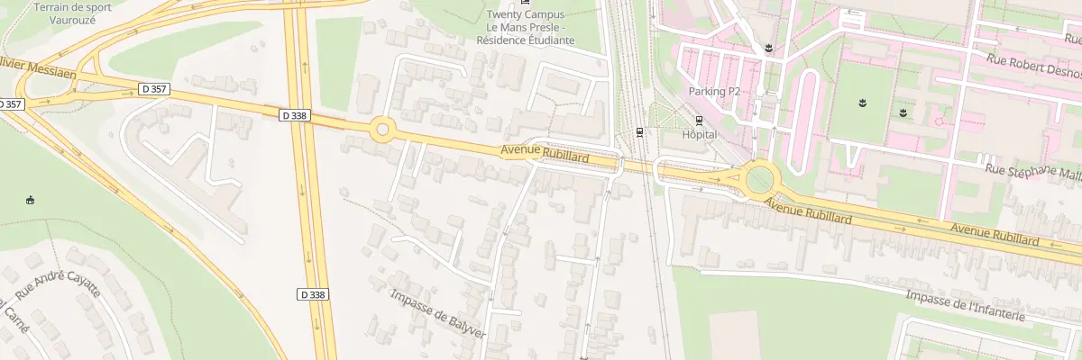 Plan du 255 Av Rubillard au Mans