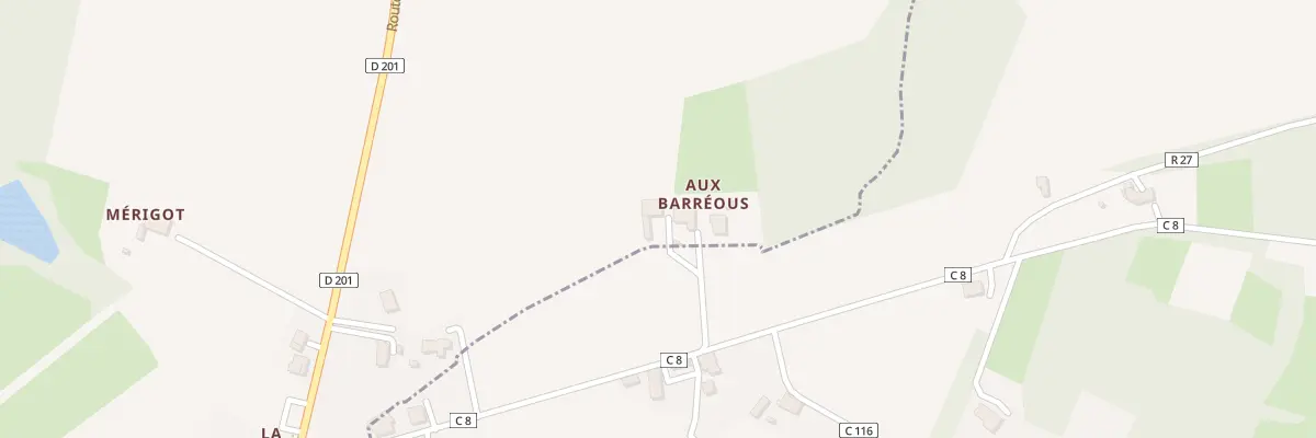 Plan du 5076 Aux Barreous à Cazeneuve