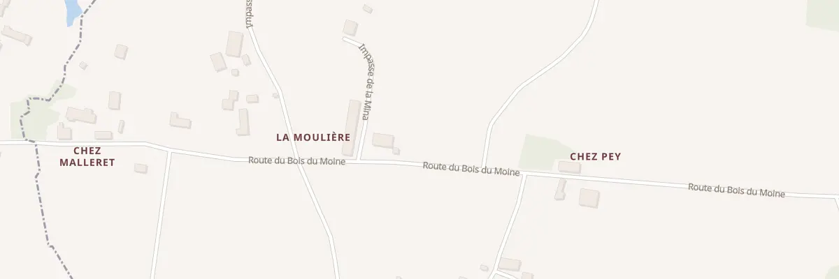 Plan du 110 La Mouliere à Saint-Vincent-Jalmoutiers