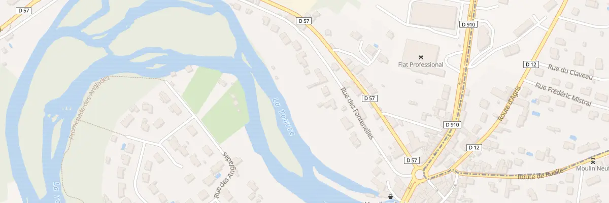 Plan du 26 Rue des Fontenelles à Gond-Pontouvre