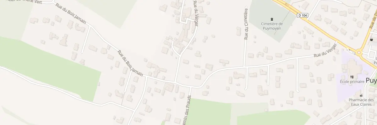 Plan du 41 Rue du Verger à Puymoyen