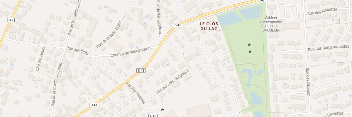Plan du 2B Rue du Val Montour à Vouillé