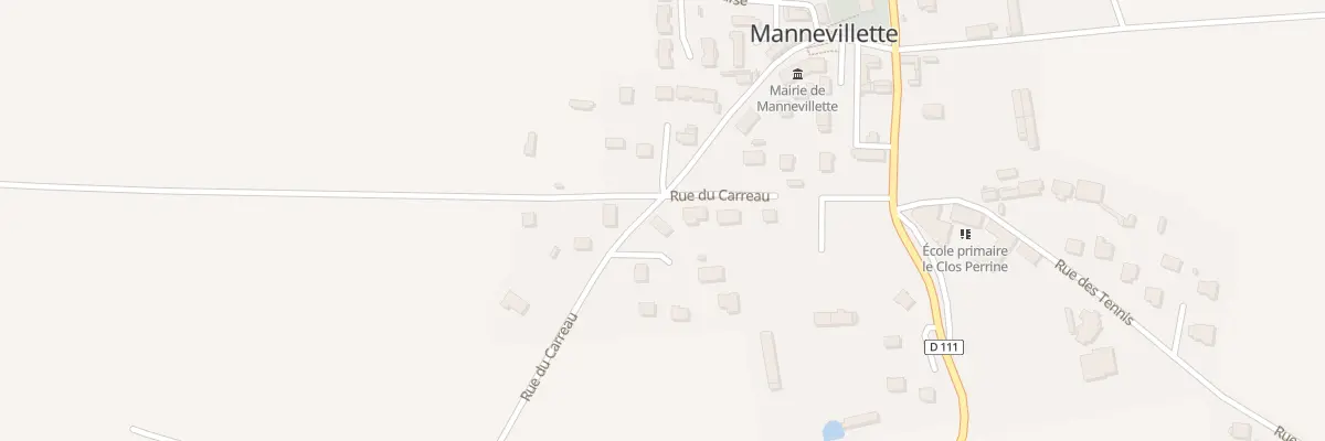 Plan du 1 All du Suroît à Mannevillette
