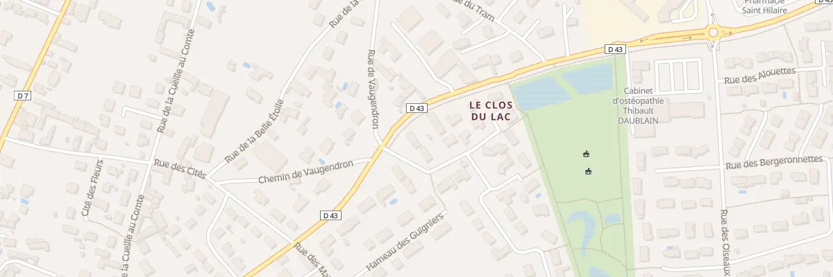 Plan du 1 Rue du Val Montour à Vouillé