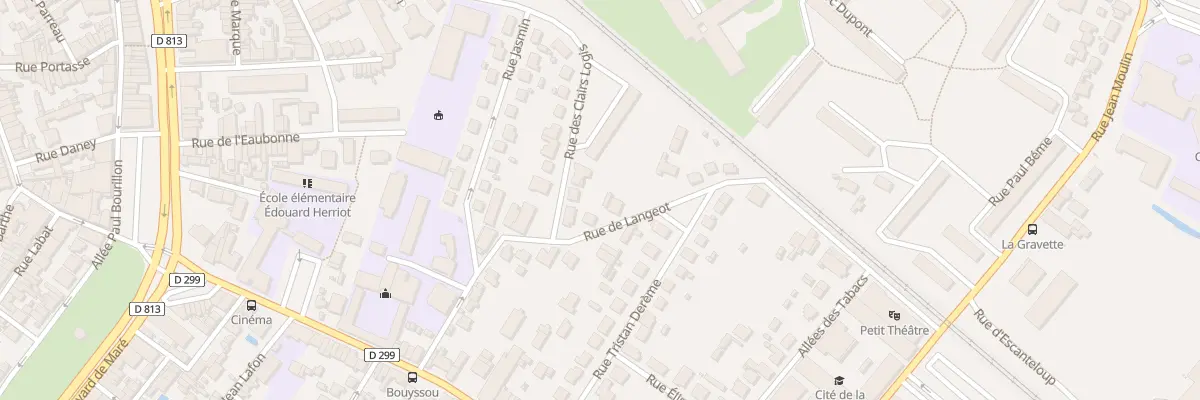 Plan du 9 Rue de Langeot à Marmande