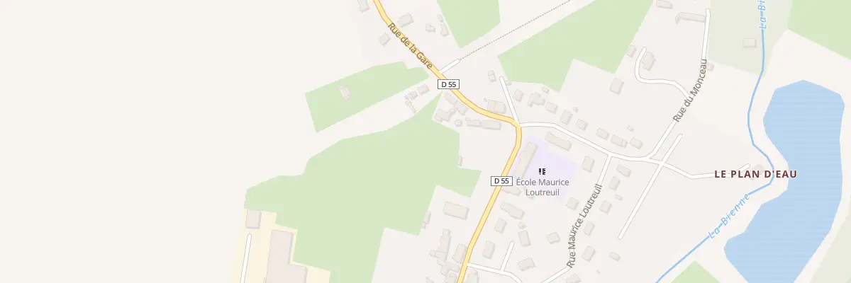 Plan du 28 Rue de la Gare à Chérancé