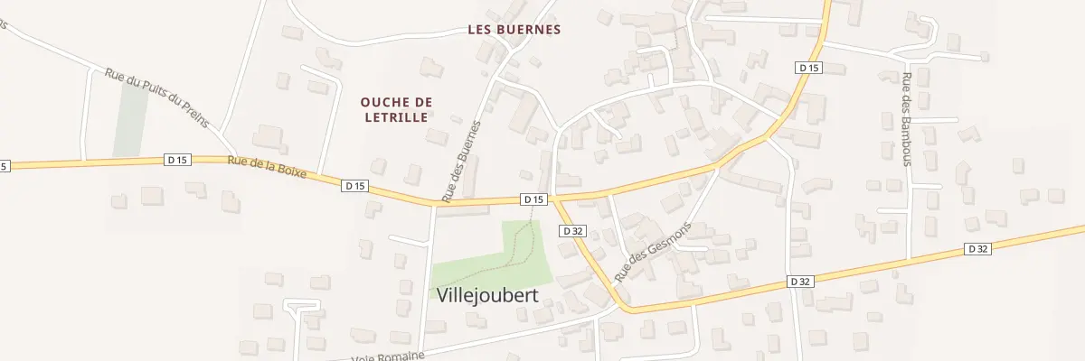 Plan du 5039 Le Bourg à Villejoubert