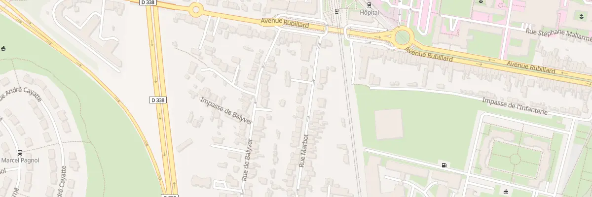 Plan du 18 Rue Marbot au Mans