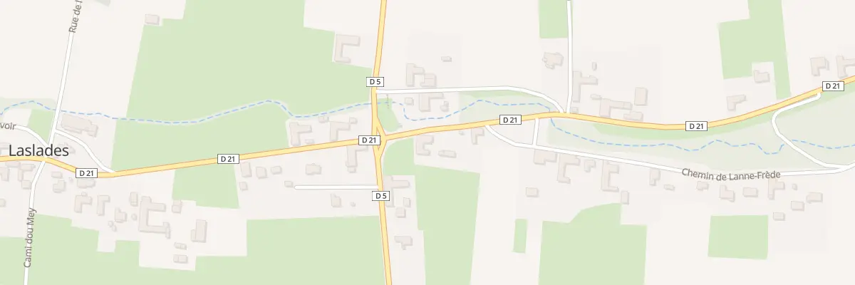 Plan du 34 Rte du Lac à Laslades