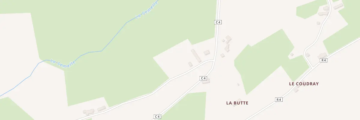 Plan du 4 Vaugolay à Ancinnes