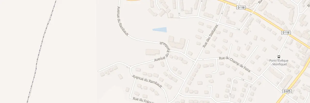 Plan du 5 Av du Rambault à Pont-l’Évêque