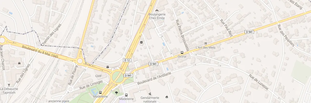 Plan du 146 Rue de Limoges à Angoulême