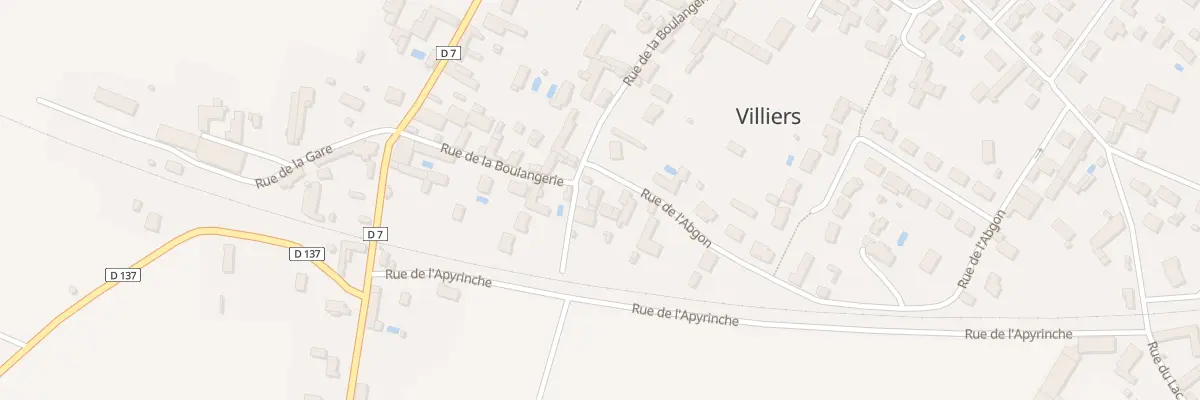 Plan du 1 Imp du Tourniquet à Villiers