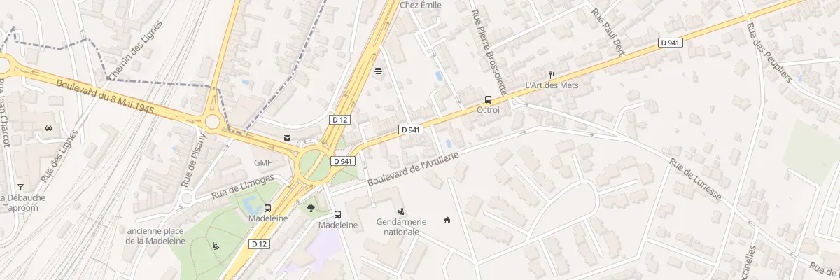 Plan du 131 Rue de Limoges à Angoulême
