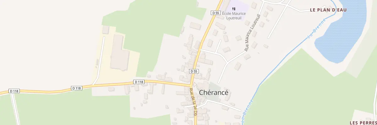 Plan du 10 Rue de la Gare à Chérancé