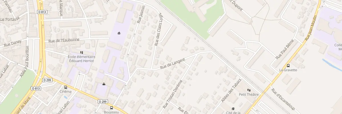 Plan du 11 Rue de Langeot à Marmande