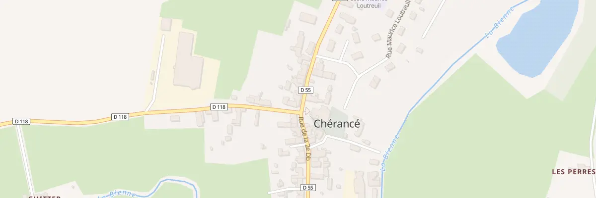 Plan du 2 Rue de la Gare à Chérancé