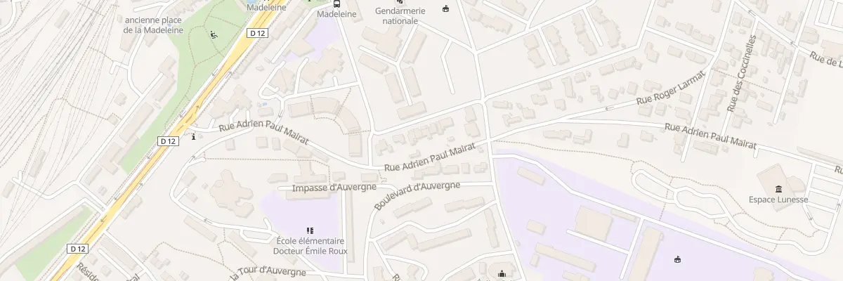 Plan du 18 Bd Pierre Camus à Angoulême