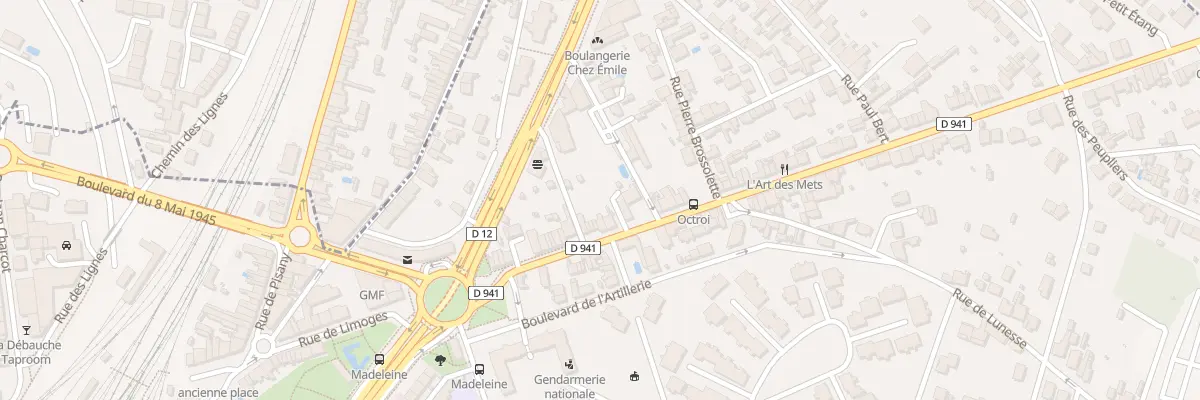 Plan du 148 Rue de Limoges à Angoulême