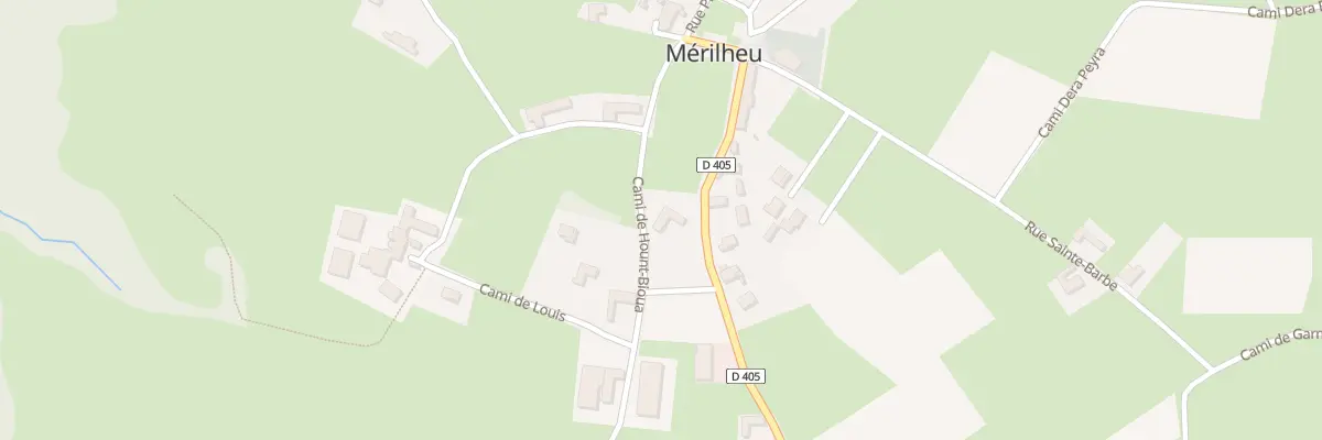 Plan du 6 Rue du Pic du Merlheu à Mérilheu