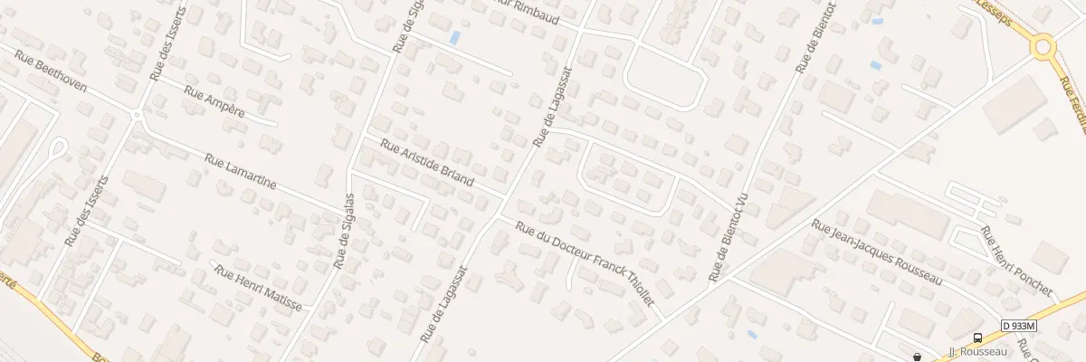 Plan du 32 Rue de Lagassat à Marmande