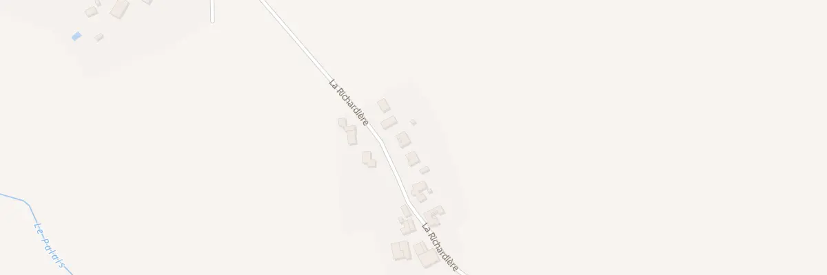 Plan du 5413F La Richardière à Coulombiers